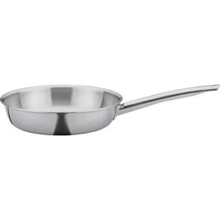 Spring Bratpfanne BRIGADE PREMIUM Ø 24 cm, 5-lagig, Edelstahl | Kochpfanne, 5-Lagen-Mehrschichtmaterial, 3-facher Aluminiumkern, induktionsgeeignet, backofenfest, spülmaschinenfest