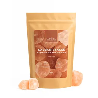 wellow sauna Himalaya Salzkristalle Brocken 1 kg