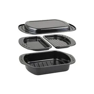 chg Bräter Emaille schwarz, 1 St.