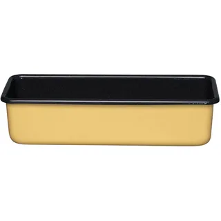 Riess, 0638-026, Königskuchenform 30x10cm, GOLDGELB, Vol. (rec.): 1,7 Liter, Made in Österreich, LBH: 31,7x12,6x7,8cm, 0,809kg, Backform, Guglhupfform, Kuchenform, Induktionskocher kompatibel