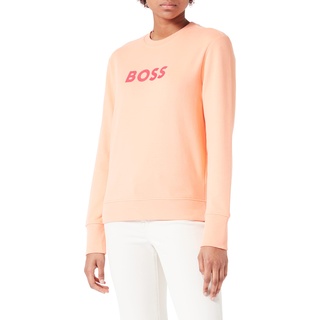 BOSS Women's C_Elaboss_6 Sweatshirt, Light/Pastel Orange833, L