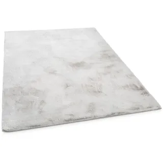 Gino Falcone Chiara Fellteppich 40 x 60 cm Silber