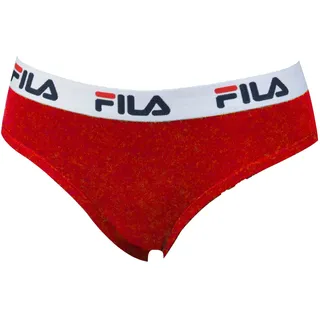 Slip FILA "Slip 1er Pack", Damen, Gr. XS, rot, Obermaterial: 95% Baumwolle CO. 5% Elasthan EL., Unterhosen Slip