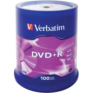 Verbatim DVD+R Matt Silver 4,7 GB 100 Stück(e)
