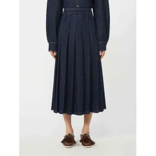 Weekend Max Mara für Damen. 2615101071600 Wkdovale marineblauer Rock (42), Lässig, Baumwolle, Denim