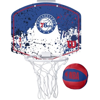 Wilson Mini-Basketballkorb NBA TEAM MINI HOOP, PHILADELPHIA 76ERS, Kunststoff