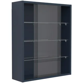VCM Vitrine Glas mit ESG-Sicherheitsglas Maße ca. H. 60 x 50 x 15 cm hängend Wohnzimmer, Wohnwände, Vitrinenschränke
