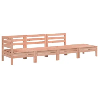 vidaXL Gartensofa 4-Sitzer Massivholz Douglasie