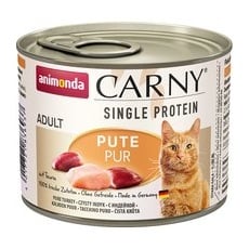 6 x 200g Animonda Carny Single Protein Adult Hrană pisici - Curcan pur