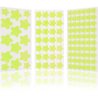 Nordstern Leuchtsterne 100er Pack - Leucht Sternenhimmel Deko für Kinderzimmer & Babyzimmer - Leuchtende Selbstklebende Wandsticker Sterne für Kinder