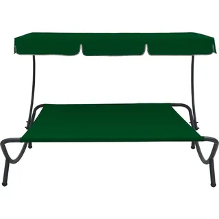 vidaXL Sonnenliege 200 x 173 x 135 cm Grün