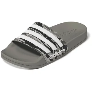 adidas Adilette Flipflops für Kinder Graphit - Weiß, Grau