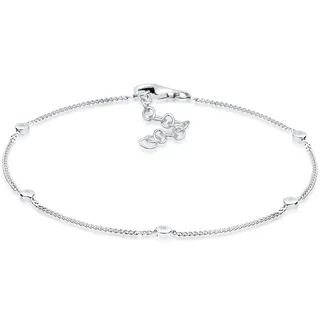 Armkette ELLI DIAMONDS "Armband Diamant Weiß Brillantschliff (0.025 ct) 925 Sterling Silber" Gr. 190, weiß, Armbänder, Damen, 190, Silber 925 (Sterlingsilber), Armkette