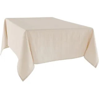 Tischdecke "Liaa", sand, B:130cm L:250cm, Baumwolle, LEGER HOME BY LENA GERCKE, Tischdecken, Tischdecke, Blickdicht & glatt, Pflegeleicht, Cotton-Leinen-Look