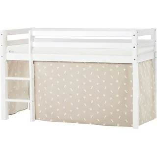 Hoppekids Hochbett ECO Dream 70 x 160 cm Kiefer massiv beige