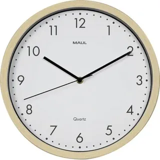 Maul 9051470 Quarz Wanduhr 30 cm x 5 cm Holz
