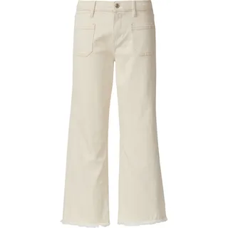 s.Oliver Slim-fit-Jeans S.OLIVER, Damen, Gr. 42, N-Gr, light beige, Denim/Jeans, Obermaterial: 92% Baumwolle, 6% Polyester, 2% Elasthan, unifarben, slim fit knöchelfrei, Jeans Slim-fit-Jeans, mit Taschen
