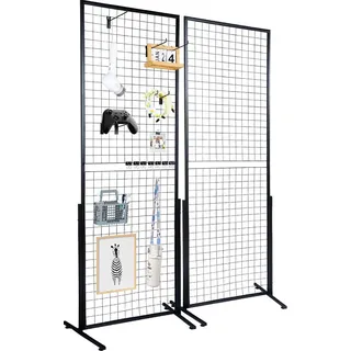 Vevor 2 x 5,6 Gitterwandpaneele Tower 2 Packungen Drahtgitterwand-Präsentationsständer
