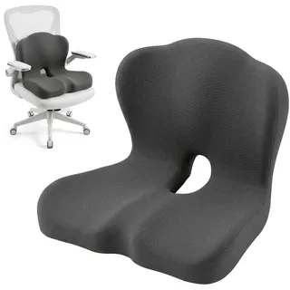 Sitzkissen mit Rückenlehne – Ergonomisches L-förmiges Memory-Schaum