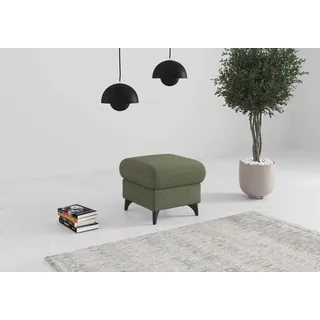 sit&more Polsterhocker Glendale mit Stauraum 58 x 48 x 58 cm Olive