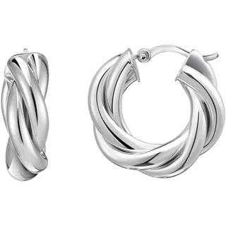 Thomas Sabo Creolen gedrehtes Design Silber 925