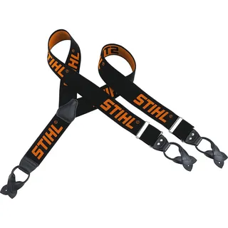 Stihl Hosenträger / zum Knöpfen - schwarz