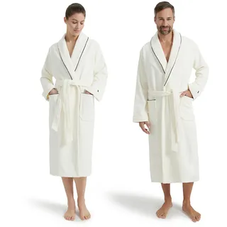 Möve Schalkragenmantel Velours Beige XL