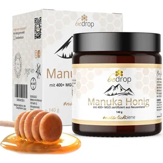 bedrop Manuka Honig mit MGO 400+ (zertifiziert) 140 g