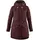 Wintermantel lila rotbraun XS