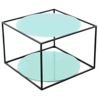 Kayoom Beistelltisch "Cody, 110 Grün/Schwarz 50cm 50x36cm (2LYMU)