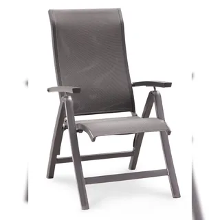 BEST Freizeitmöbel Larino Hochlehner 62 x 68 x 110 cm anthrazit matt
