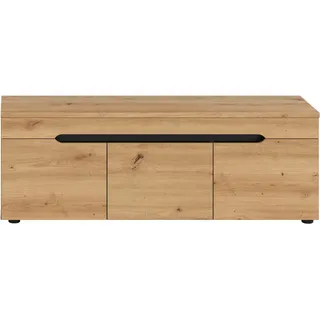Home Affaire REHAT Schuhbank 120 x 37 x 43 cm basalt grau/artisan eiche nachbildung