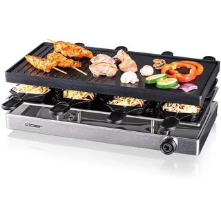 Cloer 6458 Raclette-Grill Silber