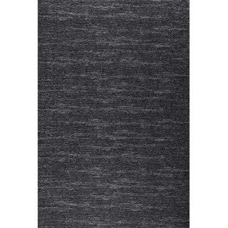 THEKO Webteppich, Anthrazit, Textil, Uni, Rechteckig, 120x180 cm, für Fußbodenheizung geeignet, Teppiche & Böden, Teppiche, Flachgewebe-Teppiche