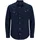 Langarmhemd Jeanshemd Blau XXL