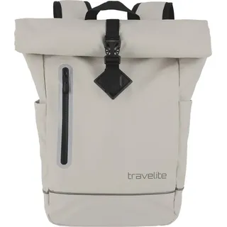 Travelite Freizeitrucksack Rucksack Basics Roll-Up Backpack Plane 19L Ivory creme - Beige