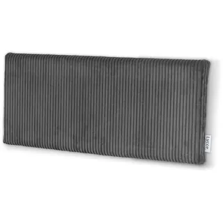 Lycce Rückenkissen "Wandkissen Wandkissen Cord 1er Pack", grau