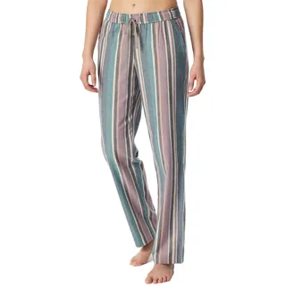 Schiesser Damen Schlafhose lang Baumwolle-Mix + Relax Pyjamaunterteil, Multicolor 2_180186, 42