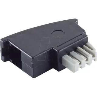 ShiverPeaks Fax Adapter [1x TAE-N-Stecker - 1x RJ11-Buchse 6p4c] Schwarz