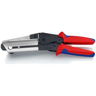 Knipex Schere für Kunststoffe auch für Kabelkanäle mit Mehrkomponenten-Hüllen 275 mm, 95 02 21