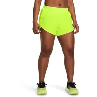 Under Armour Fly-By 3" Damen neon L