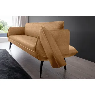 K+W Komfort & Wohnen Polsterbank Drive Gelb 218 x 91 x 66 cm