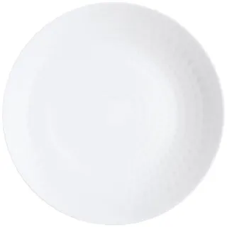 Luminarc Pampille Weiß Suppenteller Opal 20 cm Weiß