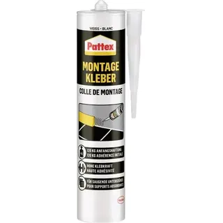 Pattex Montagekleber Herstellerfarbe Weiß PCA40 400 g