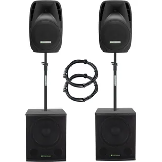 Pronomic 218S-215A Aktive PA-Anlage 1000 Watt
