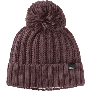 Jack Wolfskin Damen HIGHLOFT Knit W Beanie-Mütze, Boysenberry, S