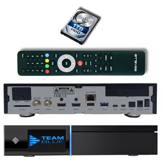 GiGaBlue UHD Quad 4K Pro 2x FBC DVB-S2 Tuner Sat Receiver + 1TB HDD ✅