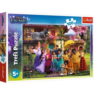 Trefl 16445 Encanto Magie wartet 100 Elemente, Bunte Puzzles mit Helden des Märchens Unser magisches, kreative Unterhaltung, Spaß für Kinder ab 5 Jahren