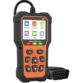 OBD2 Diagnosegerät [Upgraded] von MMOBIEL - Check Engine Car Code Reader mit Reset, I/M Bereitschaft, Mode 6 & 8 usw. - OBDII/EOBD Auslesegerät Auto für alle Fahrzeuge die OBDII-Protokoll Entsprechen
