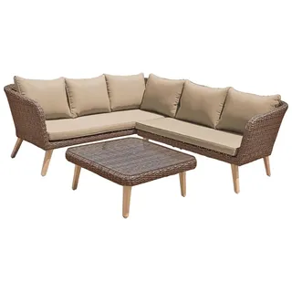 Garden Pleasure Pamplona Lounge-Set anisbraun